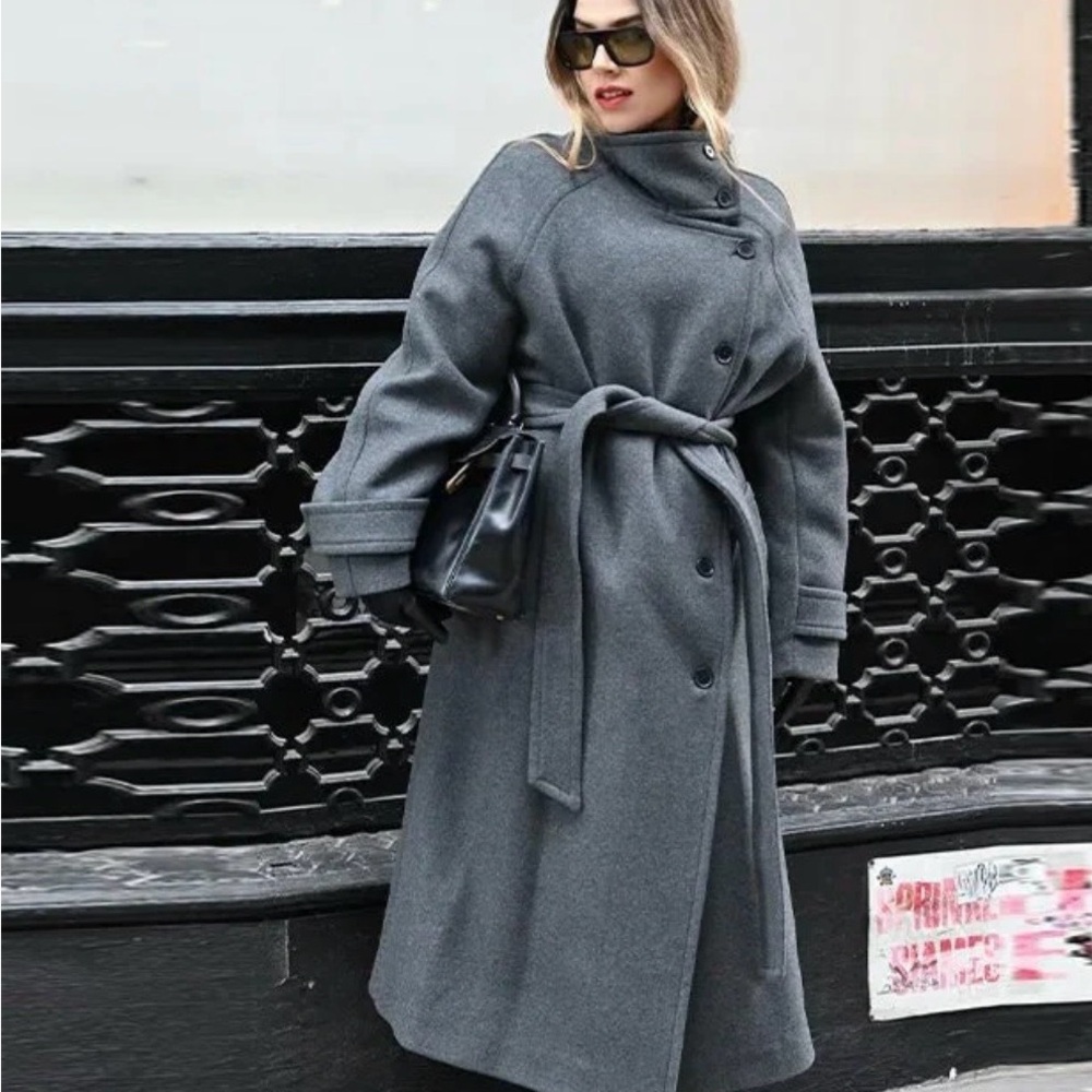 Women's Gray Teddy Jacket